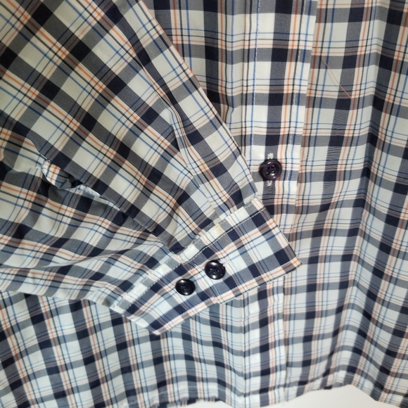 Vintage 80s Plaid Obermeyer Shirt Gorpcore Weather Resistant Shirt Large - Picture 5 of 9
